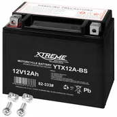 Części motocyklowe - AKUMULATOR ŻELOWY 12V 12Ah BEZOBSŁUGOWY MOTOCYKLOWY SKUTER MOTOR QUAD ATV - miniaturka - grafika 1