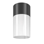 Lampy ogrodowe - Lampa sufitowa zewnętrzna Willis czarno-biała 1xE27x60W wym: 14 x 8 x 8 cm tworzywo sztuczne Maytoni - miniaturka - grafika 1