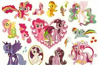 Zabawki kreatywne - Tatuaże dla Dzieci My Little Pony (1 szt) - miniaturka - grafika 1