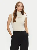 Swetry damskie - BOSS Golf Fermesa 50530703 Écru Regular Fit - miniaturka - grafika 1