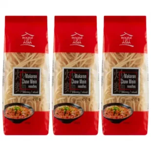 House of Asia Chow Mein Makaron pszenny Zestaw 3 x 250 g - Makaron - miniaturka - grafika 1