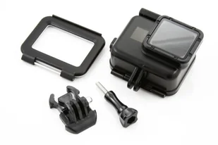 Obudowa Wodoszczelna Czarna Do Gopro Hero 5 Black + Drzwiczki Pod Lcd - Paski, szelki, uprzęże foto - miniaturka - grafika 1