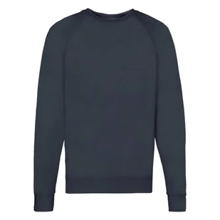 Bluza męska Lightweight Raglan Sweat Fruit of the Loom - Ciemnogranatowy S - Bluzy męskie - miniaturka - grafika 1
