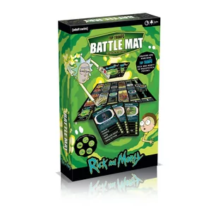 Top Trumps Battle Mat Rick i Morty, gra karciana, Winning Moves - Gry karciane - miniaturka - grafika 1