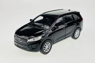Samochody i pojazdy dla dzieci - WELLY KIA SORENTO CZARNA 1:34 SAMOCHÓD NOWY METALOWY MODEL - miniaturka - grafika 1