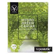 Maseczki do twarzy - Yasumi Hydro Green Caviar Biocellulose Mask Nawilżająca maska biocelulozowa z zielonym kawiorem i kwasem hialuronowym 25 g - miniaturka - grafika 1