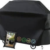 Pokrowce na grilla - Pokrowiec na grilla zewnętrznego, plandeka na grilla zewnętrznego, ochrona Oxford 420D, odpowiednia do grilli(145x61x117) - miniaturka - grafika 1