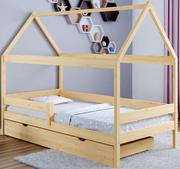 Łóżka dla dzieci i młodzieży - Pojedyncze łóżko dziecięce domek sosna Petit 4X 190x80 cm - miniaturka - grafika 1