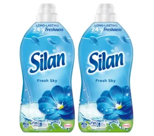 Silan Classic Fresh Sky 100 prań zestaw 2x1,1l - Środki do prania - miniaturka - grafika 1