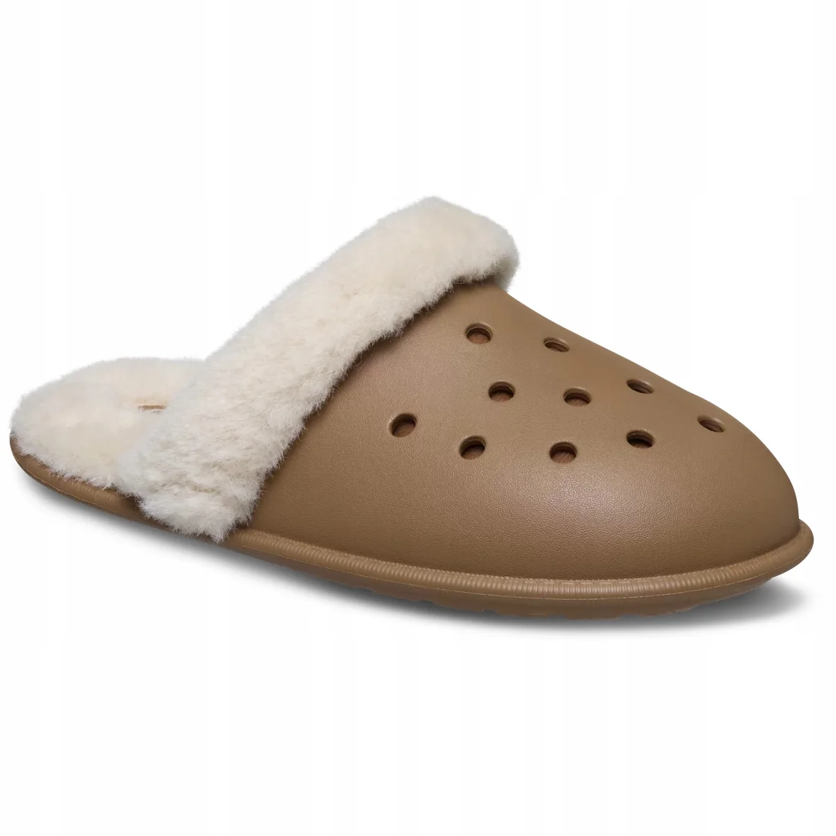 Crocs Damskie Kapcie Pantofle Domowe Ciepłe Classic Fuzz Slipper 41-42