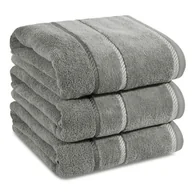 Ręczniki - Ręcznik Nel 50 x 90 cm ciemnoszary - miniaturka - grafika 1