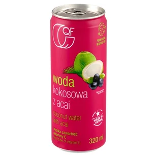 Quality Food Woda kokosowa z kolagenem i acai 320 ml - Napoje roślinne - miniaturka - grafika 1