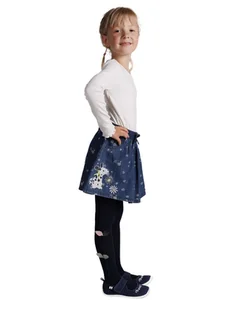 Rajstopy dziewczęce bawełniane z elementem 3D listki granatowe 104-110 YOCLUB - Rajstopy Rajstopy dziewczęce bawełniane z elementem 3D listki granatowe 104-110 YOCLUB - Rajstopy - miniaturka - grafika 1