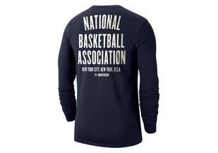 Nike Nba 31 Courtsite Long Sleeve College Navy - Koszulki męskie - miniaturka - grafika 1