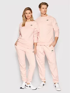 New Balance Bluza Unisex UT21501 Różowy Relaxed Fit - Bluzy damskie - miniaturka - grafika 1