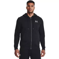 Bluzy sportowe męskie - Bluza męska Under Armour Essential Fleece FZ Hood - miniaturka - grafika 1