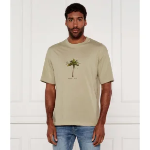 HUGO T-shirt Duwom Loose fit - Koszulki męskie - miniaturka - grafika 1