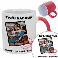 Kubki - Kubek Magiczny Brokatowy Z Twoim Zdjęciem Napisem - miniaturka - grafika 1