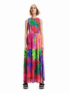 Sukienki - Desigual Sukienka codzienna Sandall 23SWVW91 Kolorowy Regular Fit - miniaturka - grafika 1