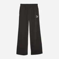 Spodnie i spodenki dla dziewczynek - Spodnie dresowe młodzieżowe dziewczęce szerokie Puma 621611-01 14A 164 cm Czarne (4099683682098) - miniaturka - grafika 1