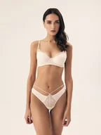 Biustonosze - Biustonosz push-up Bonita Esotiq kremowy 65F - miniaturka - grafika 1