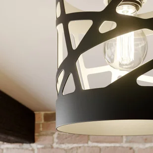 Sigma Plafon MODUŁ FREZ czarny z ażurowym kloszem 31213 - Lampy sufitowe - miniaturka - grafika 5