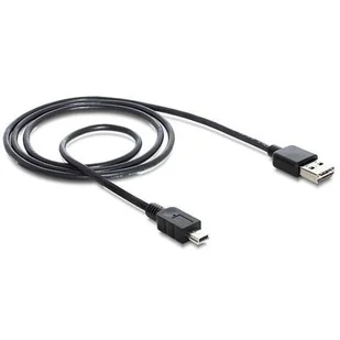 Kabel Usb Mini AM-MBM5P Easy-usb 2.0,1M,CZARNY - Adaptery i przejściówki - miniaturka - grafika 4