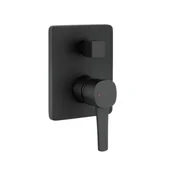 Baterie podtynkowe - Invena Glamour bateria wannowo-prysznicowa podtynkowa czarny BP024K2 - miniaturka - grafika 1