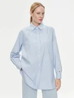 Koszule damskie - Tommy Hilfiger Koszula WW0WW38968 Błękitny Oversize - miniaturka - grafika 1