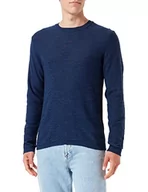 Swetry męskie - Sisley Sweter męski, beżowy 73c, XL - miniaturka - grafika 1