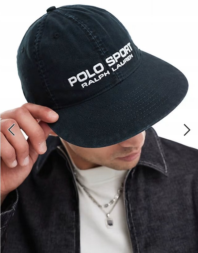 Polo Ralph Lauren Czapka z daszkiem kolor niebieski rozmiar uniwersalny