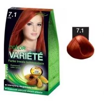 Chantal Variete Color Permanent Color Cream farba trwale koloryzująca 7.1 Rudy 50g