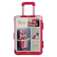Zabawki AGD - Kuchnia 4W1  w walizce   akcesoria MEGA CREATIVE 482425 - miniaturka - grafika 1