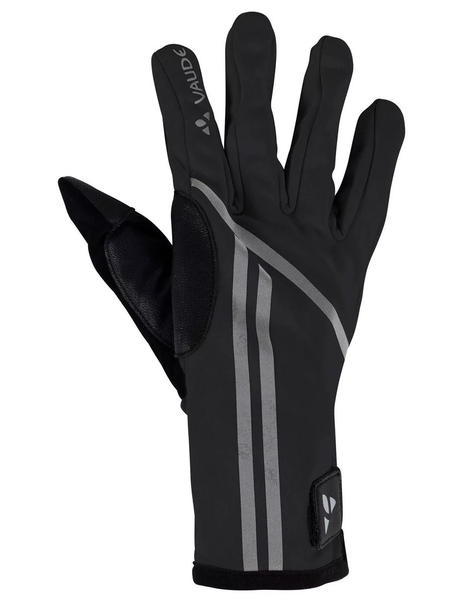 Rękawiczki rowerowe zimowe z palcami Vaude Posta - czarne-rozm. 9