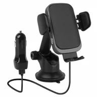 Selfie stick - ENERGEA uchwyt indukcyjny Wimount Sense 2.0 na kokpit/szybę/do kratki czarny/black - miniaturka - grafika 1