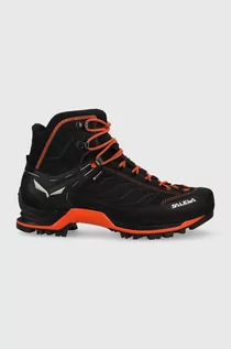 Buty trekkingowe męskie - Salewa buty Mountain Trainer Mid GTX męskie kolor czarny - grafika 1