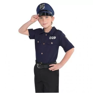 KOSZULA MAŁY POLICJANT - 134 - Stroje karnawałowe - miniaturka - grafika 1