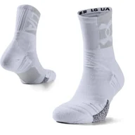 Skarpetki męskie - Skarpetki Under Armour  Playmaker Mid-Crew white  XL - miniaturka - grafika 1