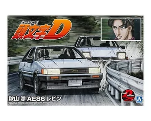 Toyota AE86 Levin Initial D Wataru Akiyama Aoshima 059654 - Modele do sklejania - miniaturka - grafika 1