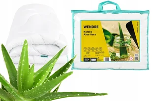 KOŁDRA ALOE VERA 220X200 ALOES MEDYCZNA POLSKA - Kołdry i poduszki dla dzieci - miniaturka - grafika 1