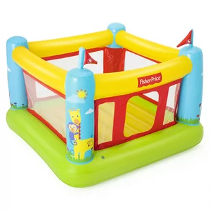 Bestway 93553 Fisher Price Dmuchany Zamek Trampoli - Materace dmuchane i koła do pływania - miniaturka - grafika 1