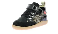 Botki damskie - Kickers Unisex Chłopiec Kinder FRELINI Botki, 19 EU, Czarne złoto, 19 EU - miniaturka - grafika 1