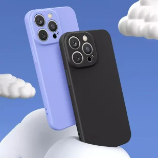 Etui na telefon Silicone case do Samsung Galaxy A14/A14 5G silikonowy pokrowiec fioletowe - Etui i futerały do telefonów - miniaturka - grafika 8