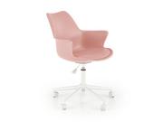 Fotele i krzesła biurowe - Fotel dla dziecka GASLY różowy - miniaturka - grafika 1