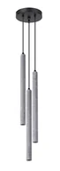 Lampy sufitowe - Betonowa potrójna lampa wisząca tuby 3X A379 M5-S25 - miniaturka - grafika 1