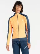 Kurtki damskie - Dare 2b Kurtka polarowa "Traversing Core" w kolorze pomarańczowo-granatowym - miniaturka - grafika 1