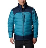 Kurtki męskie - Columbia Męska kurtka jesienna Park Down Puffer Shasta, Collegiate Navy, L, Shasta, Collegiate Navy, L - miniaturka - grafika 1