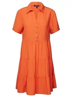 Sukienki - Mavi Damska sukienka tkana, pomarańczowy, XL - miniaturka - grafika 1