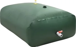 vidaXL Zbiornik na wodę deszczową, z kranikiem, składany, 2100 L, PVC - Zbiorniki na deszczówkę - miniaturka - grafika 1