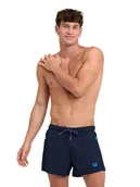 Kąpielówki męskie - Arena Szorty kąpielowe w kolorze granatowym - miniaturka - grafika 1